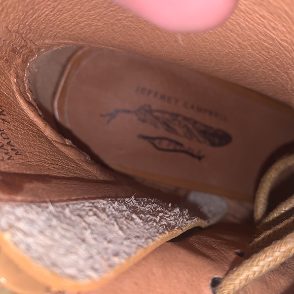 Free People X Jeffrey Campbell | Palermo Heels Size 7 Leather - Picture 10 of 17